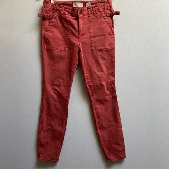 Anthropologie Hei Hei cargo slim mid rise pants Sz 29 - Picture 2 of 11